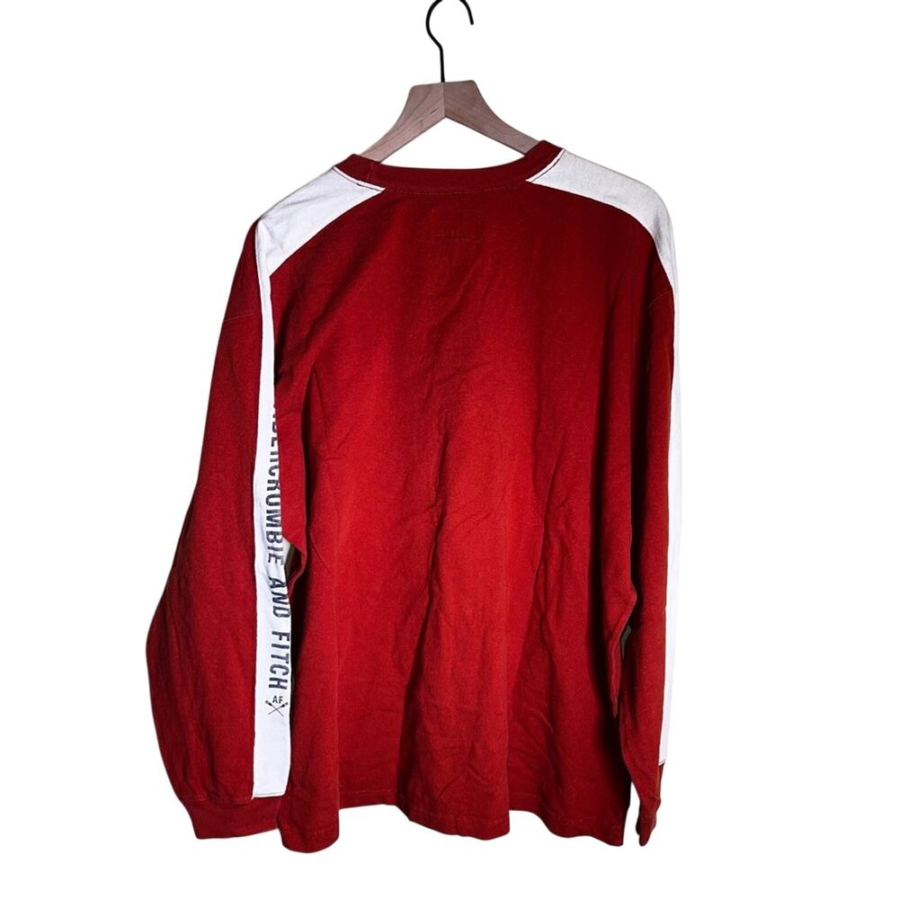 NWOT VNTG ABERCROMBIE preppy Y2K 90s heavy knit long sleeve tee XL